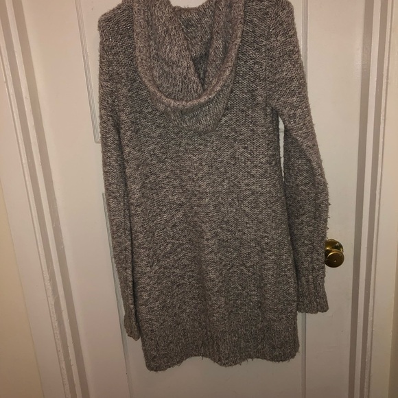 Decree Gray Long Cardigan Sweater with Shawl Collar, new or lightly used X-Large - Picture 9 of 13